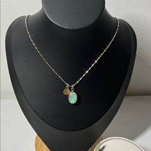 Hillberg & Berk Sterling Silver Pendant and Dashes & Dots chain Necklace. Box